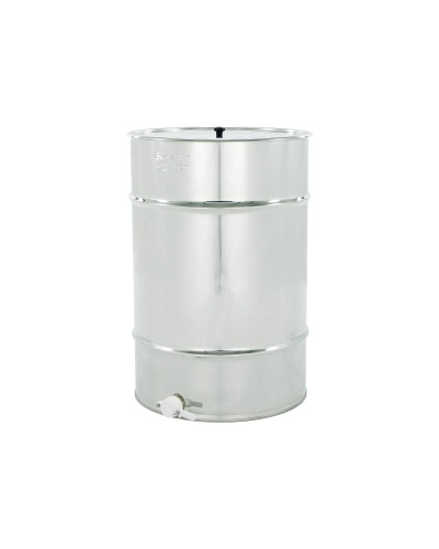 Відстійник нержавіючий 200 кг, пластиковий клапан