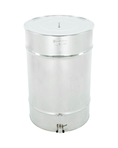 Відстійник нержавіючий 400 кг, нержавіючий клапан