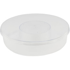 Годівниця кругла пластикова 1л. (ковпак та кришка в комплекті)