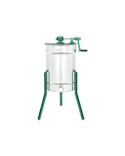 Медогонка діагональна 2-рамкова Ø 420 мм, рамка Дадан, ручна - SAXO