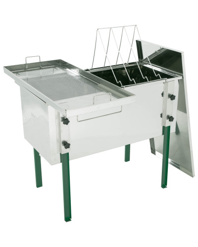 Стіл для розпечатування універсальний 1000 мм з кришкою (пластиковий клапан)