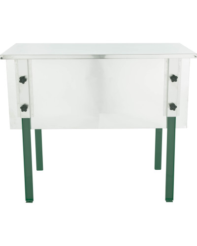 Стіл для розпечатування універсальний 1000 мм з кришкою (пластиковий клапан)