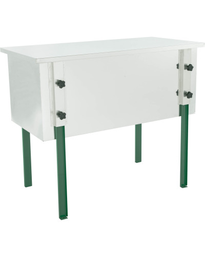 Стіл для розпечатування універсальний 1000 мм з кришкою (пластиковий клапан)