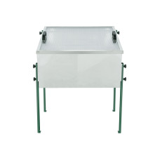 Воскотопка сонячна з нержавійки, 680×680 мм, з ніжками