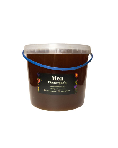 Мед Різнотрав'я 5 л.
