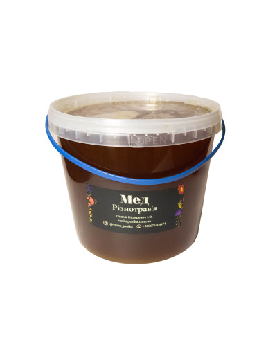 Мед Різнотрав'я 5 л.