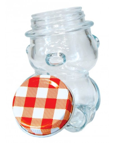 Баночка 80мл з кришкою (ведмедик)