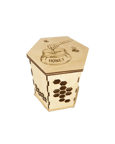 Деревянная упаковка «Комплимент» (1 банка 0,500 мл)