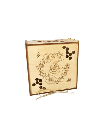 Деревянная упаковка «Медовое наслаждение»