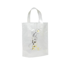 Пакет подарунковий (1*0,5 л, біла бджілка)