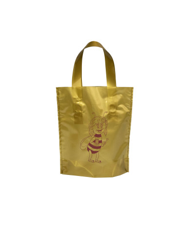 Пакет подарунковий (1*0,5 л, золота бджілка)