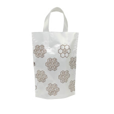 Пакет подарунковий (1*0,9 л, білі соти)