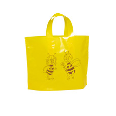 Пакет подарунковий (2*0,5 л, жовті бджілки)