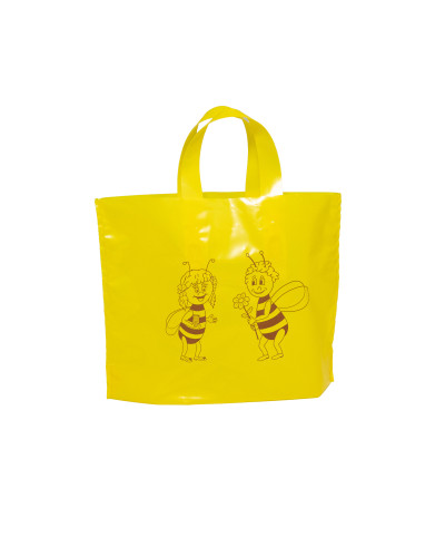 Пакет подарунковий (2*0,5 л, жовті бджілки)