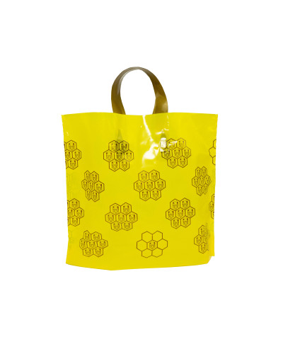 Подарочный пакет (2*0,9 л, желтые соты)