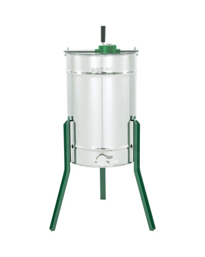 Медогонка діагональна 2-рамкова Ø 420 мм, рамка Дадан, ручна (з верхнім приводом) - SAXO