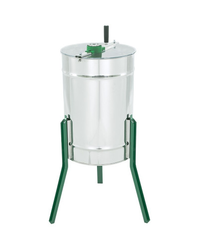 Медогонка діагональна 2-рамкова Ø 420 мм, рамка Дадан, ручна (з верхнім приводом) - SAXO