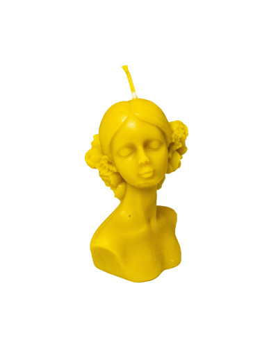 Свічка з воску "Дівчинка з квітами "