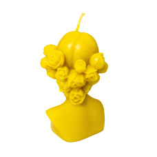 Свічка з воску "Дівчинка з квітами "