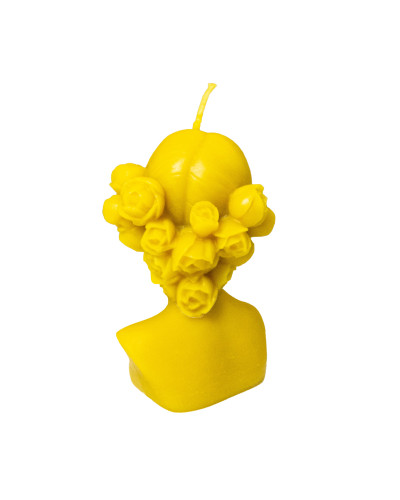 Свічка з воску "Дівчинка з квітами "