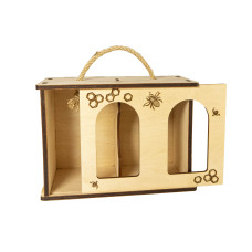 Деревянная упаковка «Медовый сундучок» (2 банки 0,500 мл)