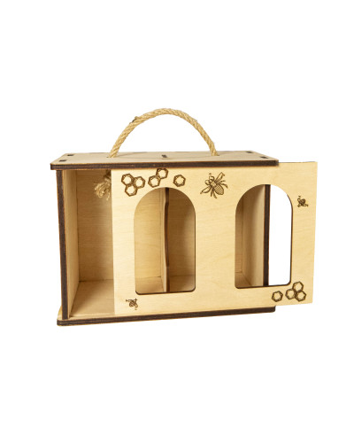 Деревянная упаковка «Медовый сундучок» (2 банки 0,500 мл)