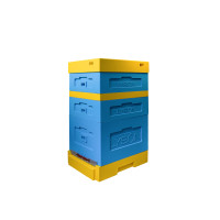 Вулик пінополістирольний Дадан на 10 рамок Lyson з гігієнічним дном фарбований