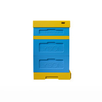 Вулик пінополістирольний Рута на 10 рамок Lyson з гігієнічним дном фарбований