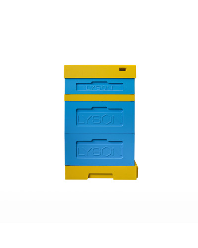 Вулик пінополістирольний Рута на 10 рамок Lyson з гігієнічним дном фарбований