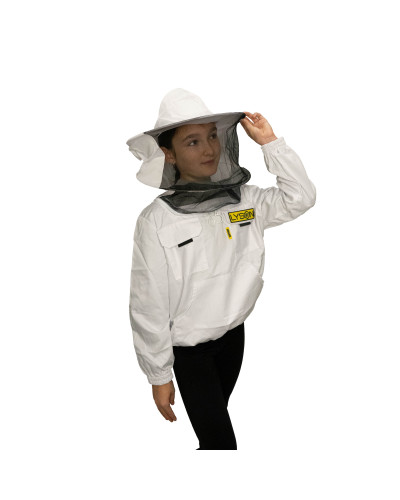 Куртка бджолярська з капелюхом і лицевою сіткою, дитяча Куртка бджолярська з капелюхом і лицевою сіткою, дитяча