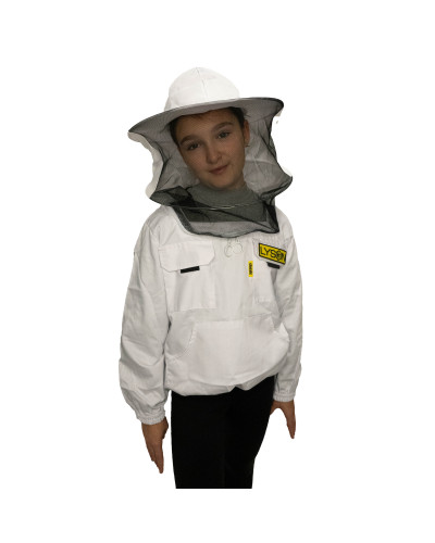 Куртка бджолярська з капелюхом і лицевою сіткою, дитяча Куртка бджолярська з капелюхом і лицевою сіткою, дитяча