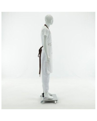 Фартух кухонний білий довгий