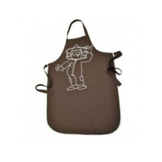 Фартух кухонний темний довгий