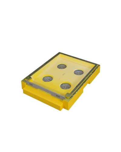 Дно для 10-ти рамкового вулика Lyson пінополістирольне низьке фарбоване