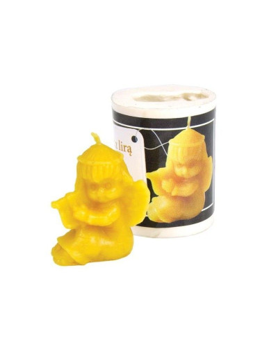 Форма силіконова для свічок - Ангелик з лірою, сидячий (5см)