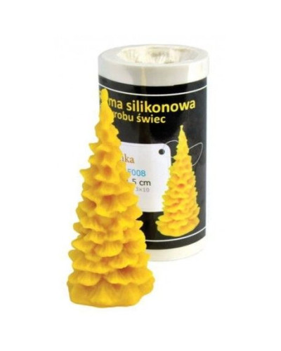 Форма силіконова для свічок - Ялинка (11,5см)