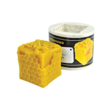 Форма силіконова для свічок - Куб (6см)