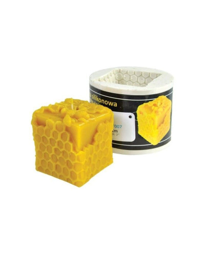 Форма силіконова для свічок - Куб (6см)