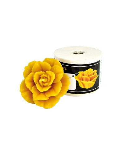 Форма силіконова для свічок - Яскраво-червона Роза (5,5см)