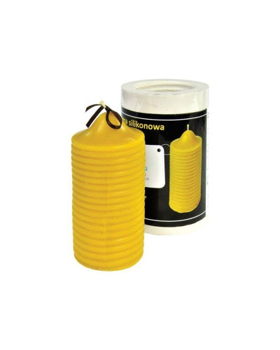 Форма силіконова для свічок - Ролик Смугастий (11см)