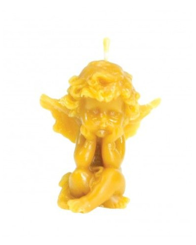 Форма силіконова для свічок - Ангел підпертий (6,5см.)