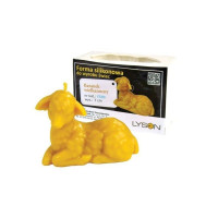 Форма силіконова для свічок - Баранчик Великодній (7см)