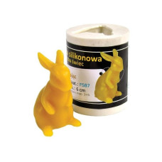 Форма силіконова для свічок - Заєць (6см)