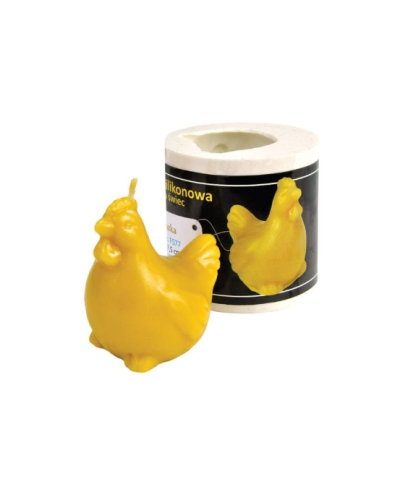 Форма силіконова для свічок - Курка (7,5см)