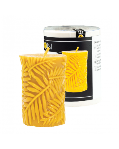 Форма силіконова для свічок - Ролик з листям