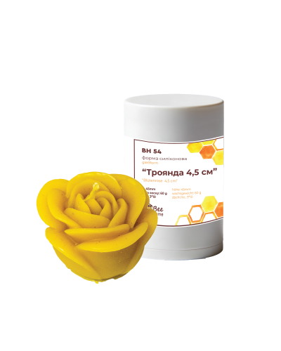 Форма силиконовая «Роза 4,5 см»