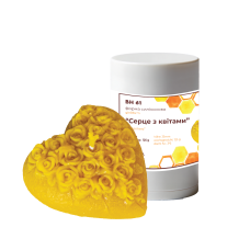 Форма силіконова “Серце з квітами”