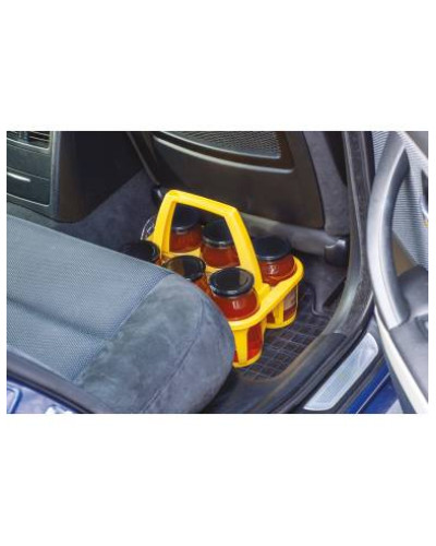 Органайзер для меда (6 банок 330-900мл) желтый