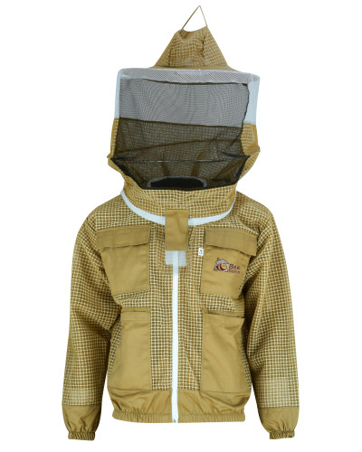Пчеловодческая куртка с шапкой (хаки)