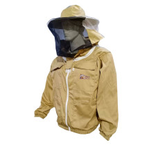 Куртка бджолярська з капелюхом, Premium (з логотипом)
